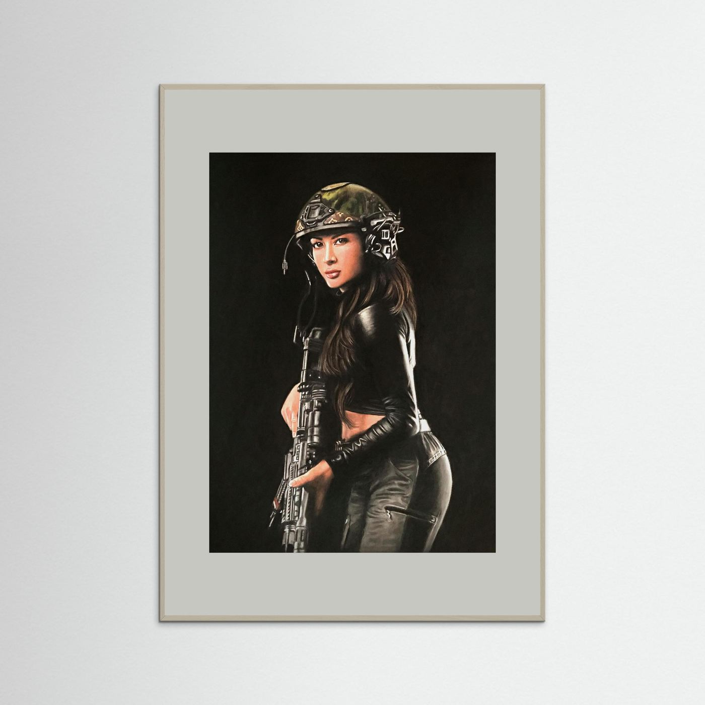 Shadow Hunter Framed Fine Art Print