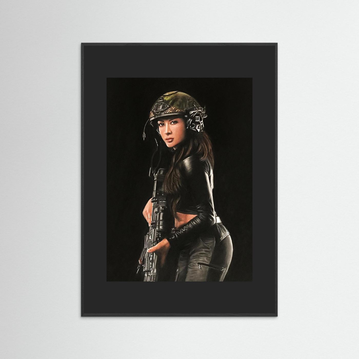Shadow Hunter Framed Fine Art Print