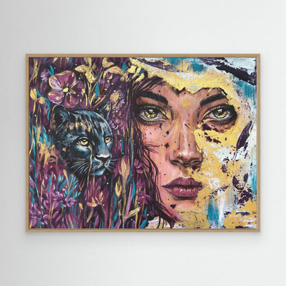 The Golden Tear Canvas Art Print