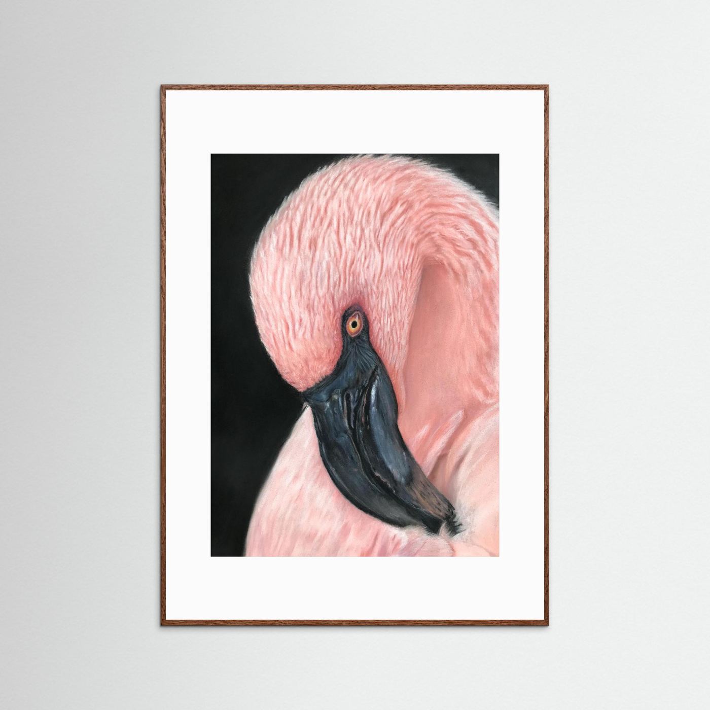 Flamingo Serenity Framed Fine Art Print
