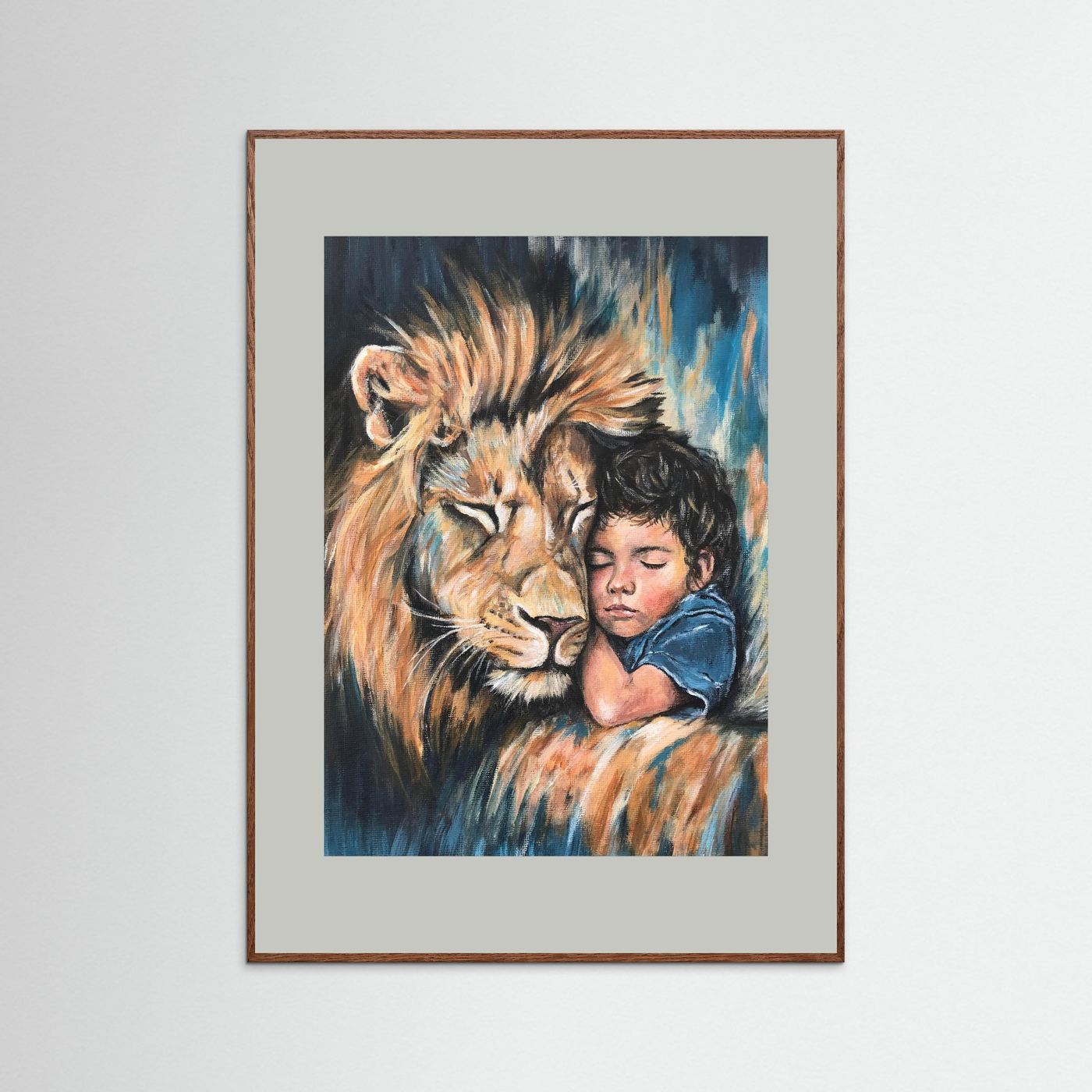Guardian Dreams Framed Fine Art Print