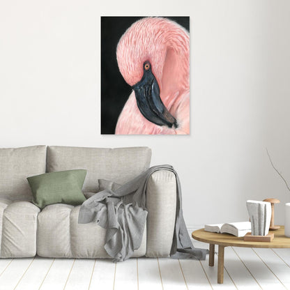 Flamingo Serenity Canvas Art Print