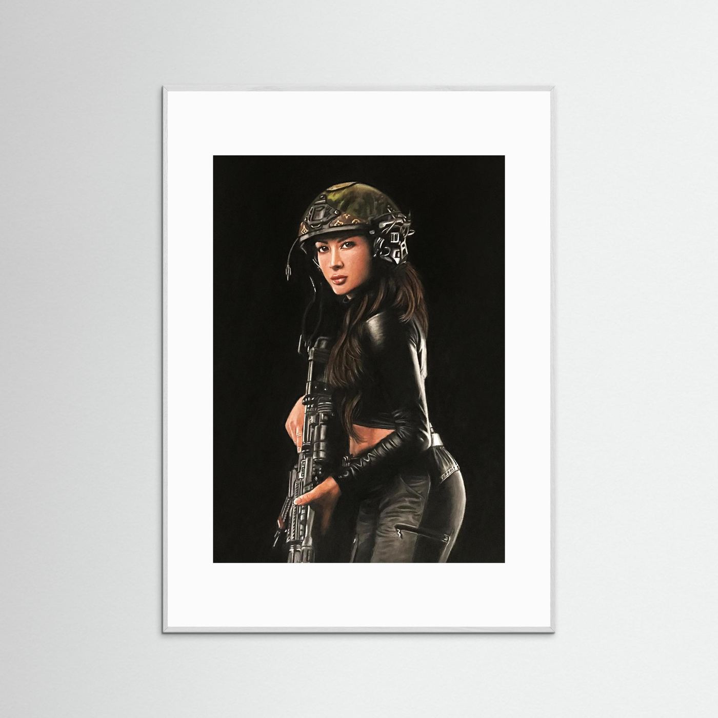 Shadow Hunter Framed Fine Art Print