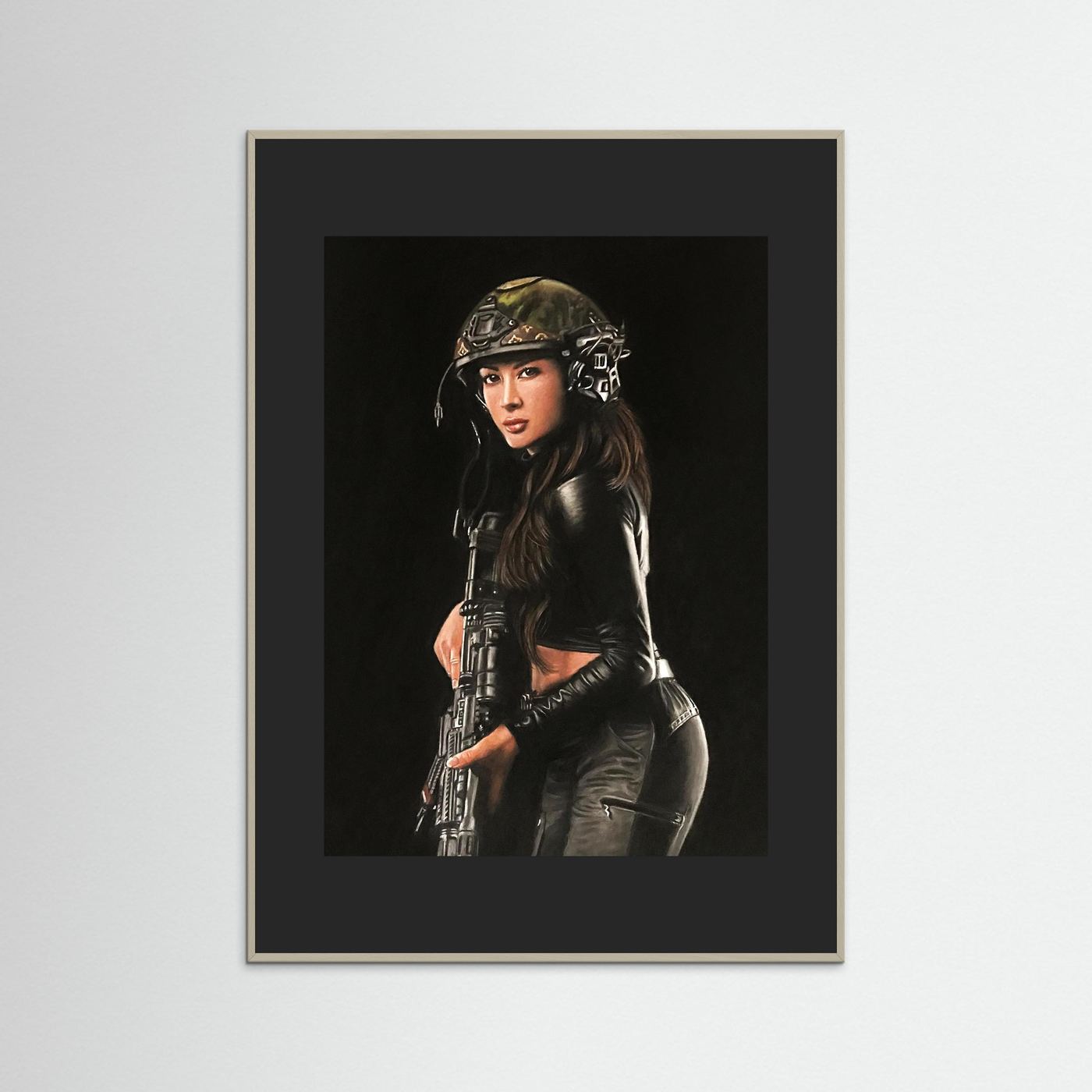 Shadow Hunter Framed Fine Art Print