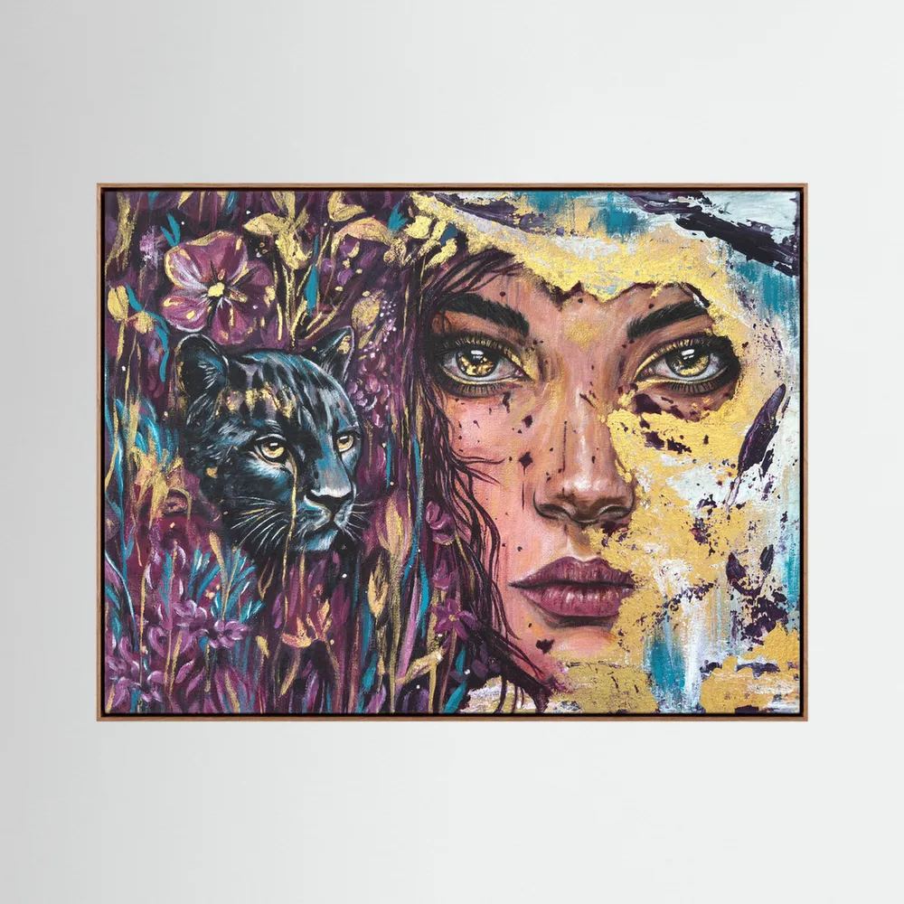 The Golden Tear Canvas Art Print