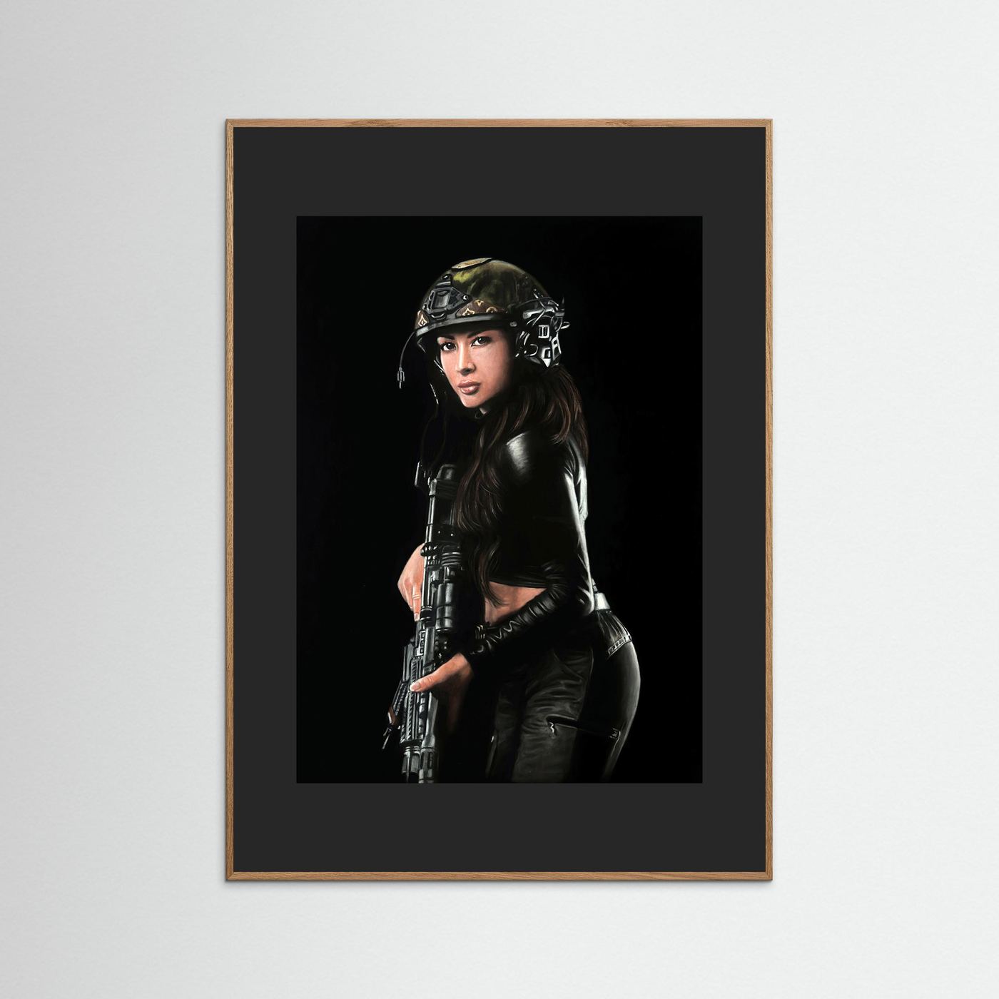 Shadow Hunter Framed Fine Art Print