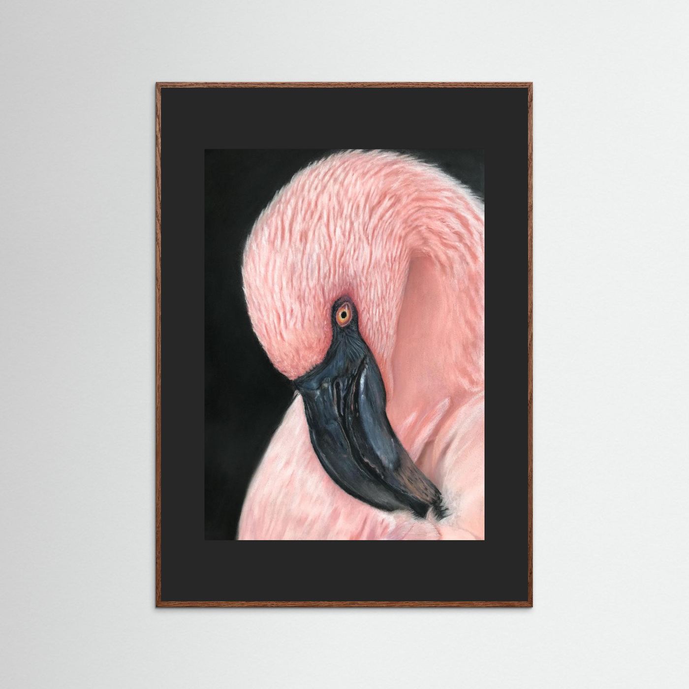 Flamingo Serenity Framed Fine Art Print
