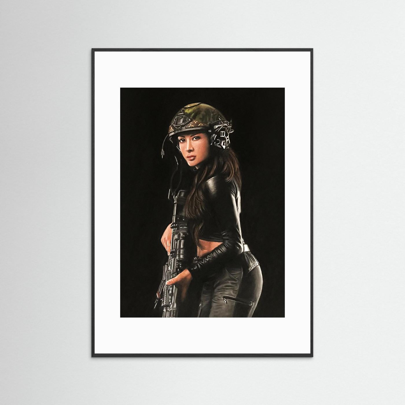 Shadow Hunter Framed Fine Art Print