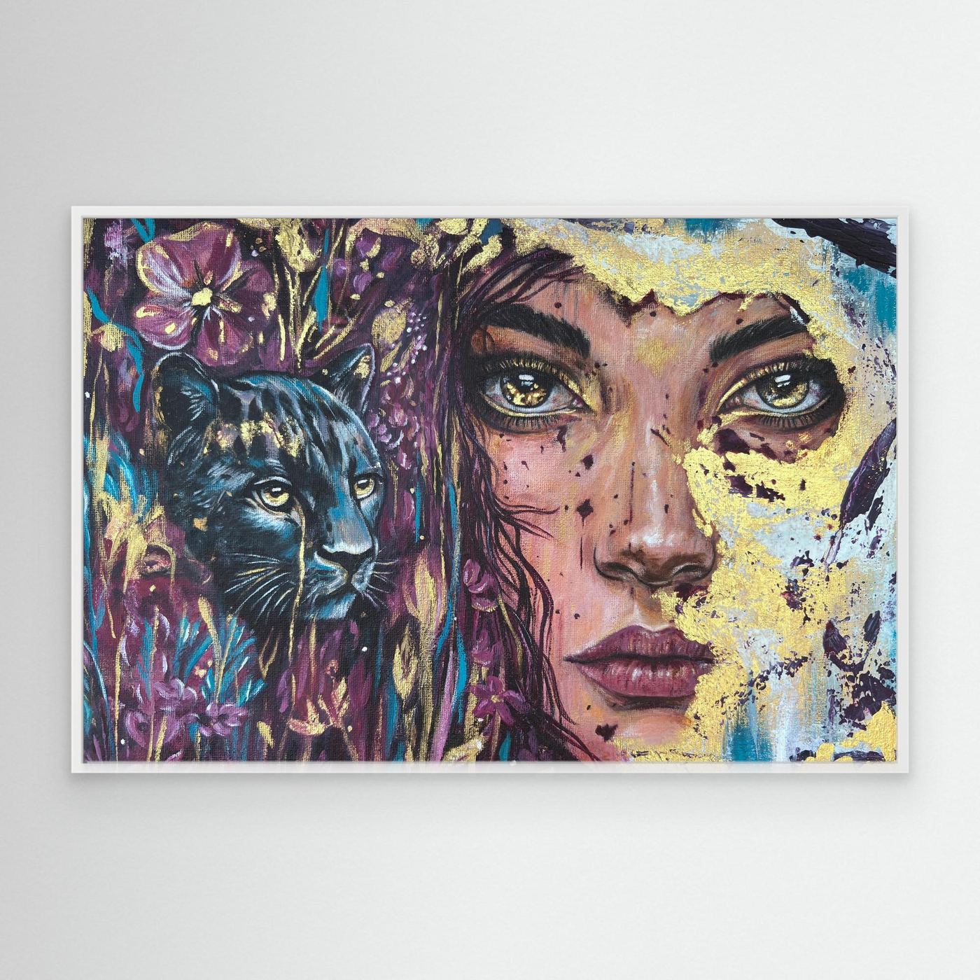 The Golden Tear Canvas Art Print