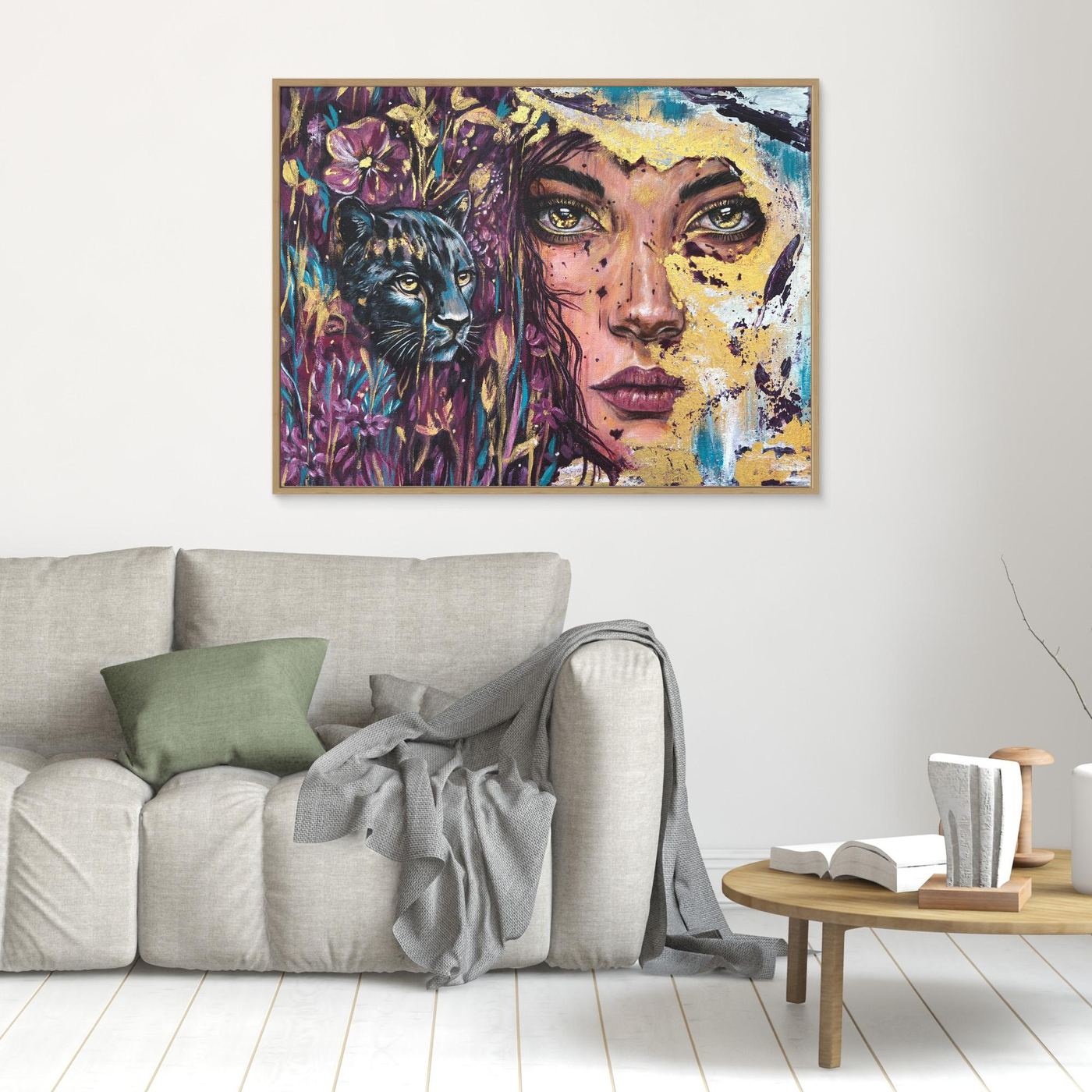 The Golden Tear Canvas Art Print