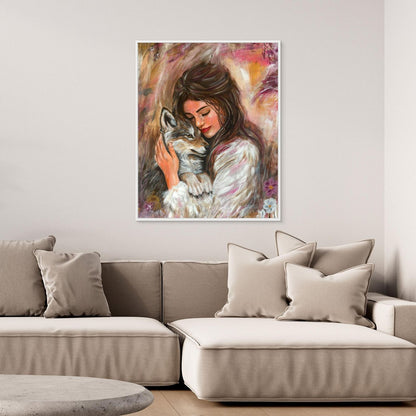  Where The Wild Finds Home Framed Canvas Print