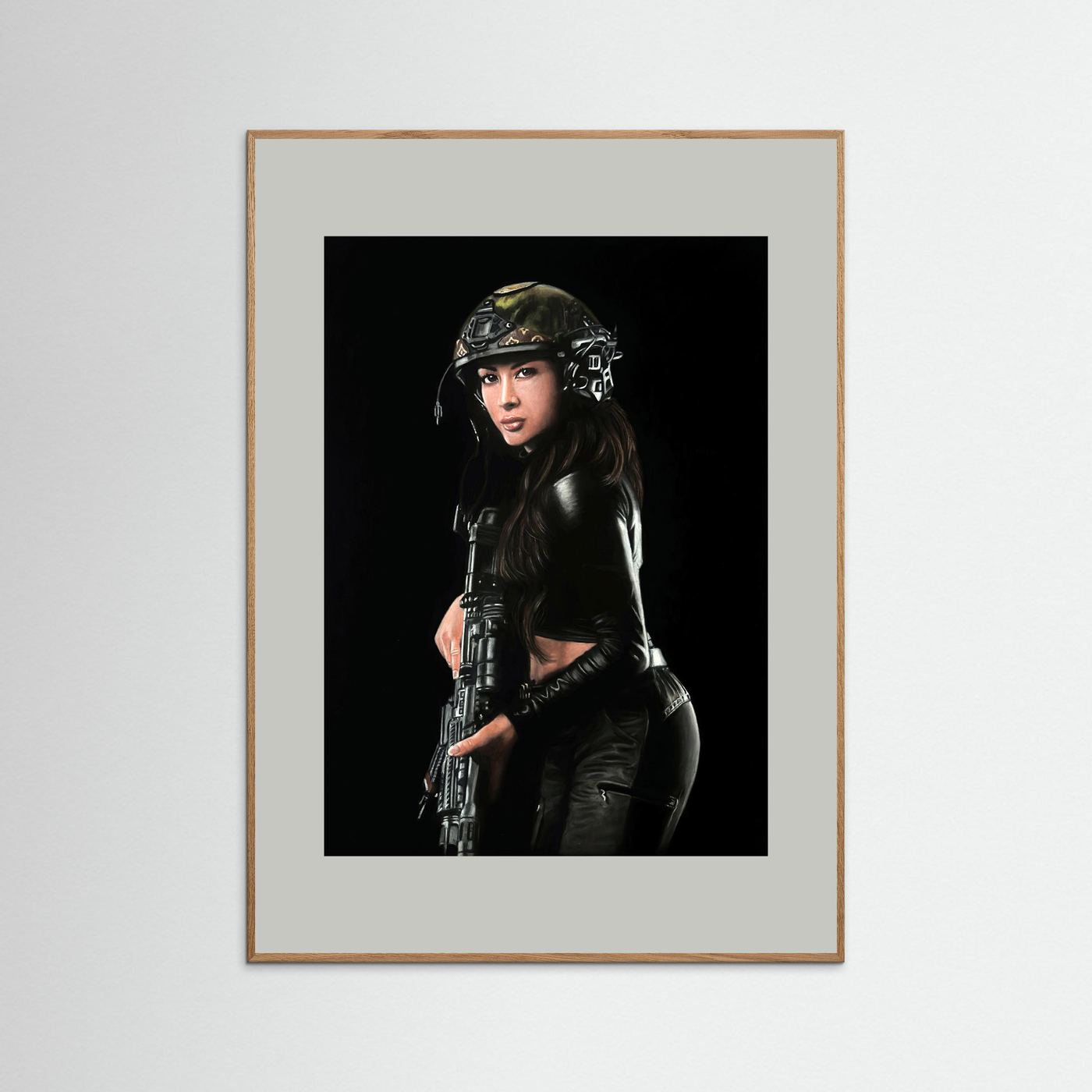 Shadow Hunter Framed Fine Art Print