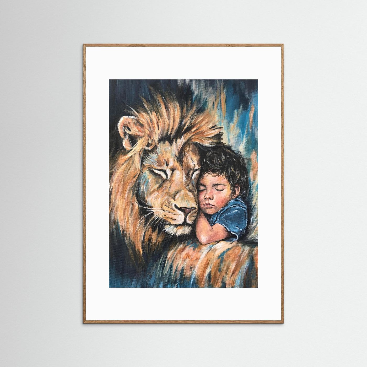 Guardian Dreams Framed Fine Art Print