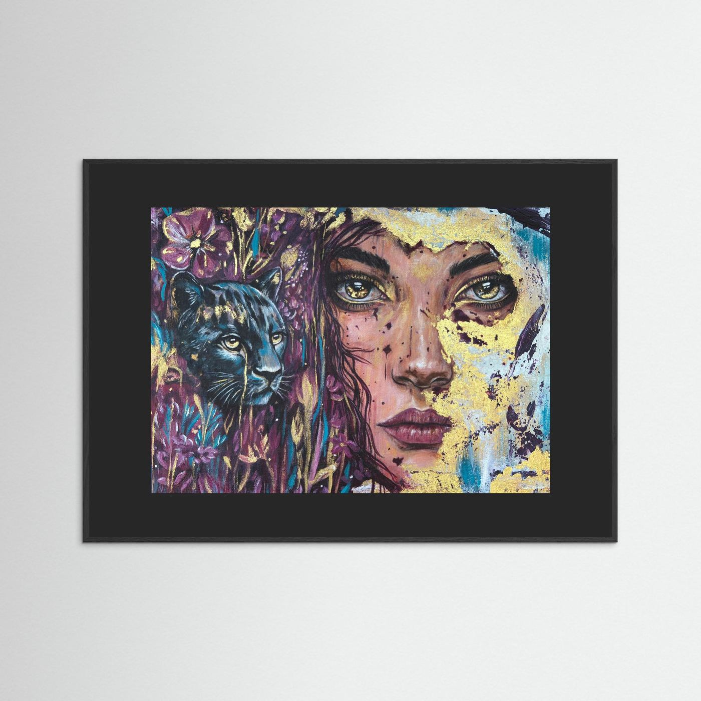 The Golden Tear Framed Fine Art Print