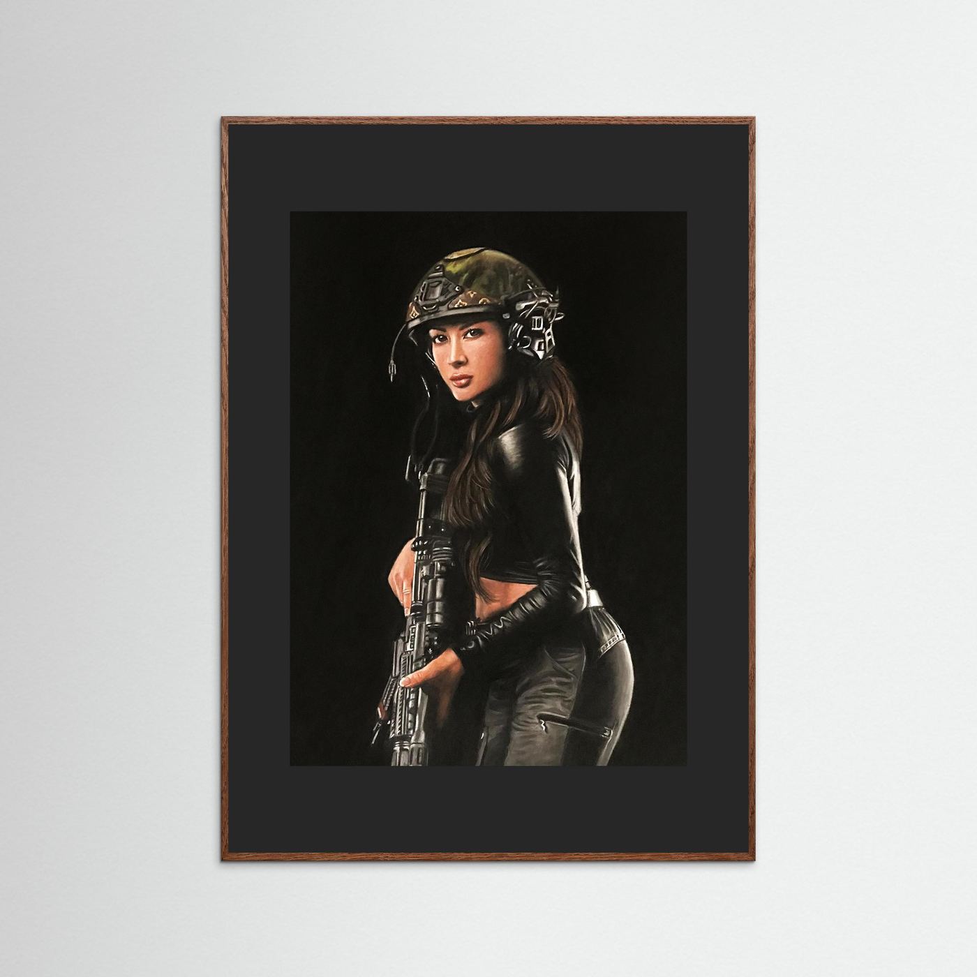 Shadow Hunter Framed Fine Art Print