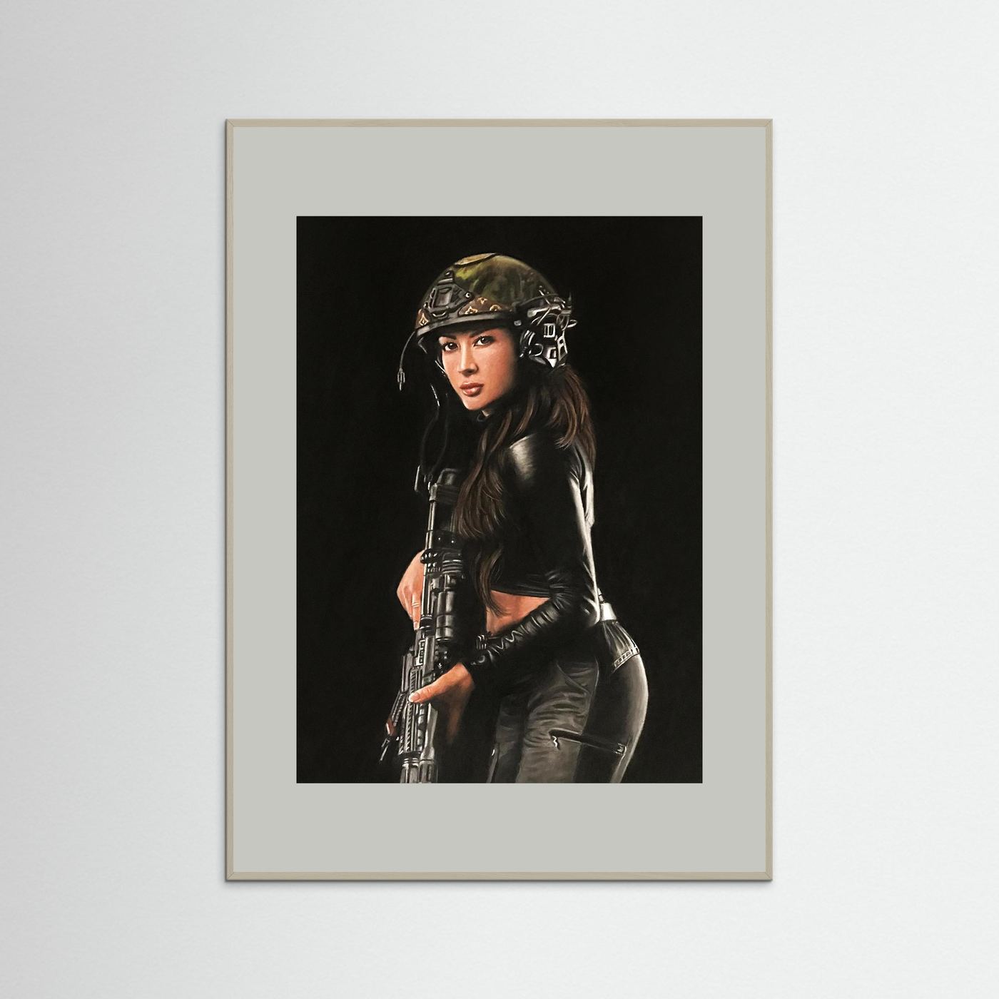 Shadow Hunter Framed Fine Art Print