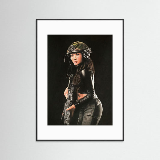Shadow Hunter Framed Fine Art Print