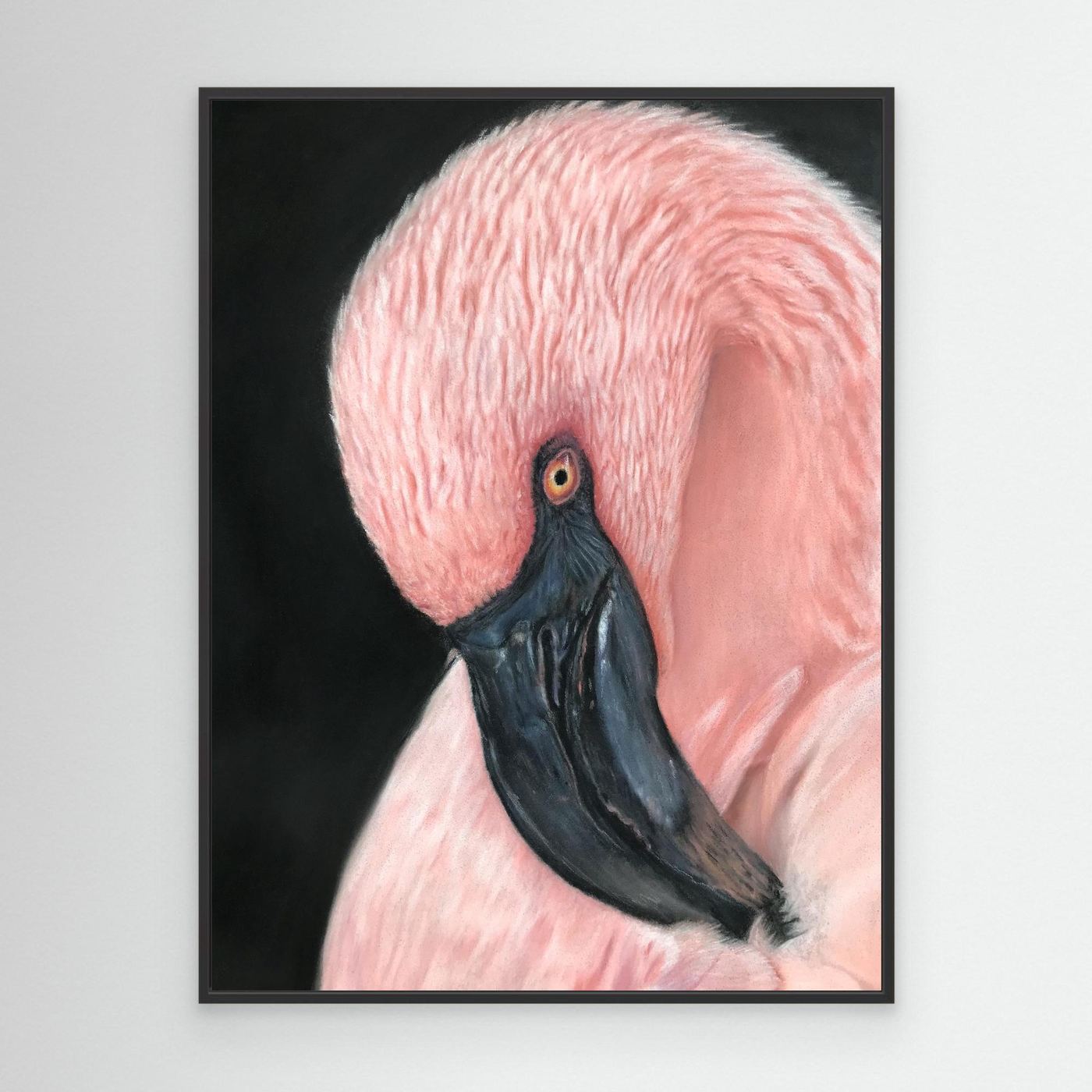 Flamingo Serenity Canvas Art Print