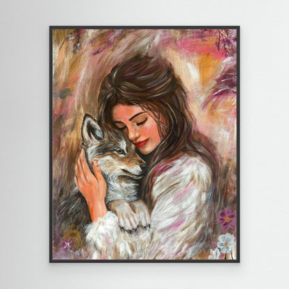  Where The Wild Finds Home Framed Canvas Print