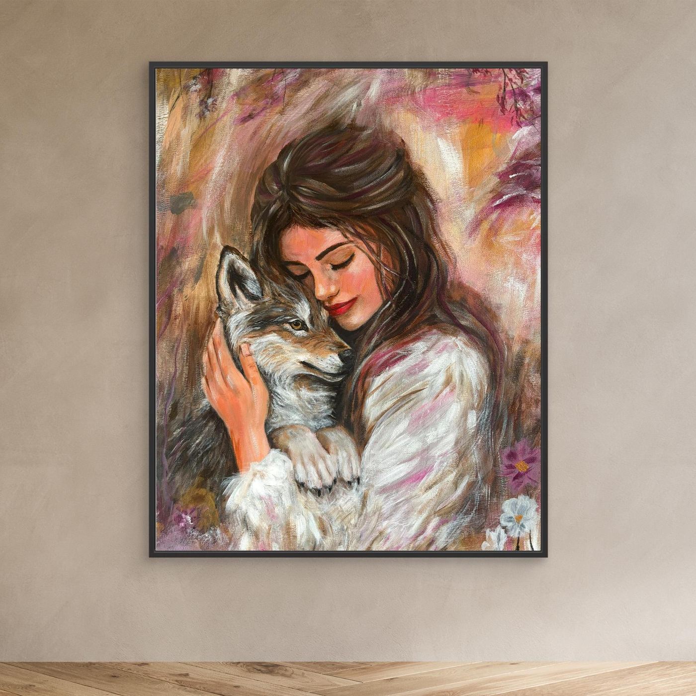  Where The Wild Finds Home Framed Canvas Print