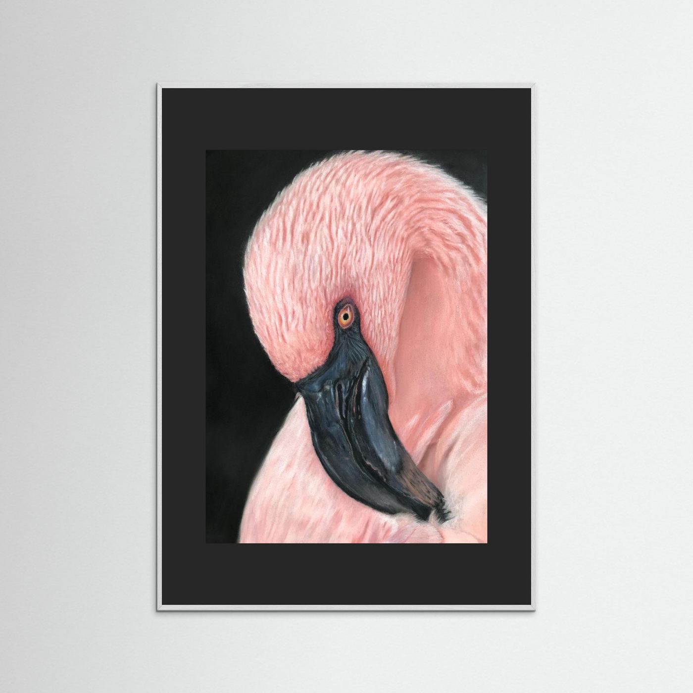 Flamingo Serenity Framed Fine Art Print