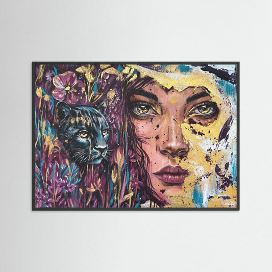 The Golden Tear Framed Fine Art Print