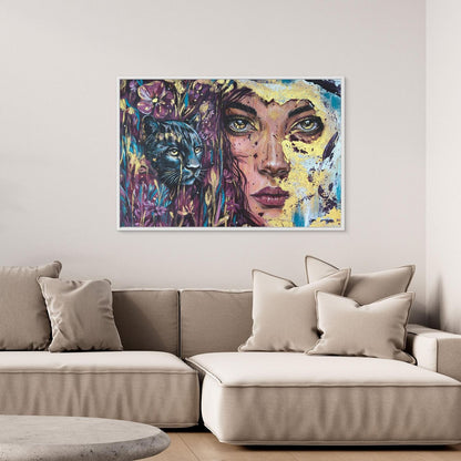 The Golden Tear Canvas Art Print