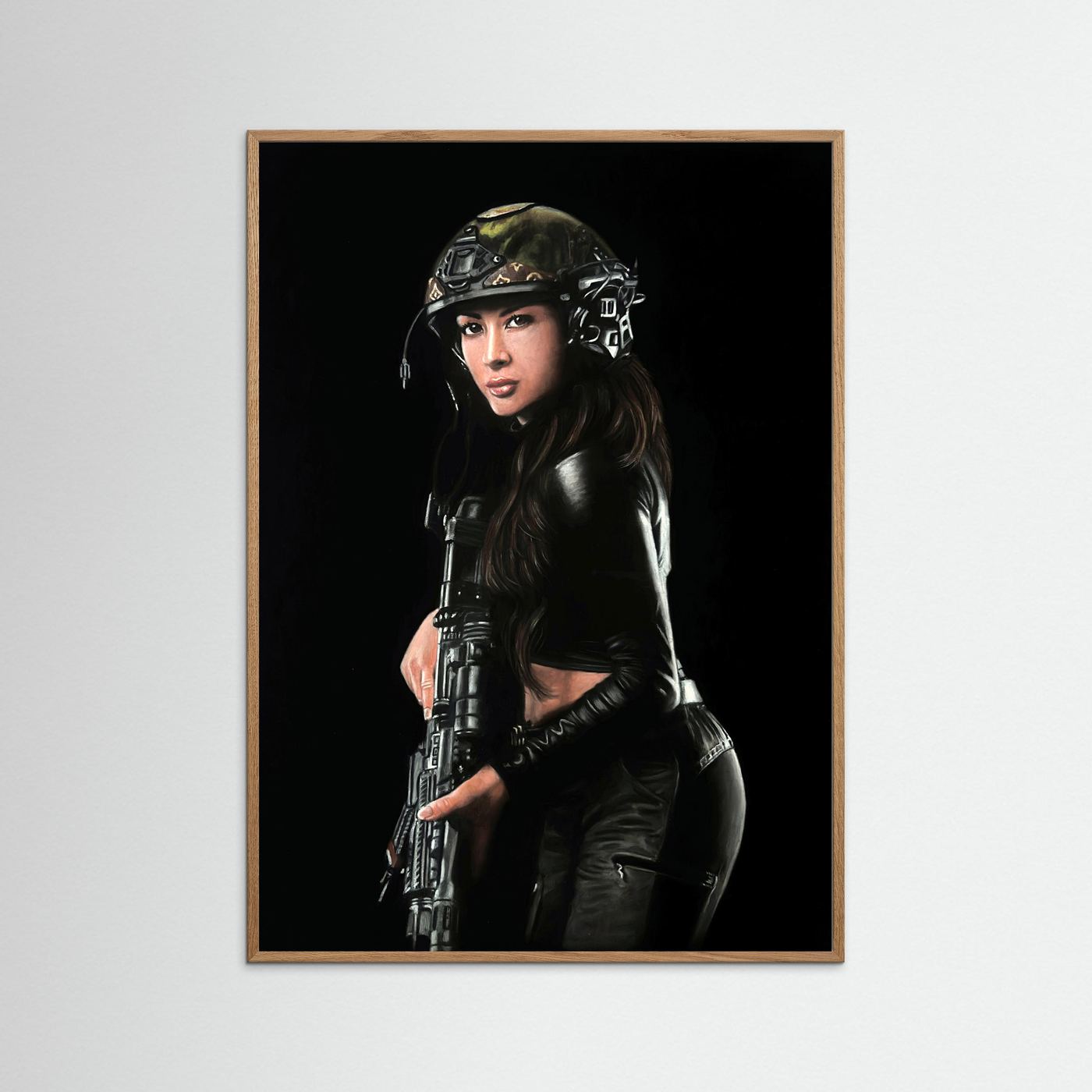 Shadow Hunter Framed Fine Art Print