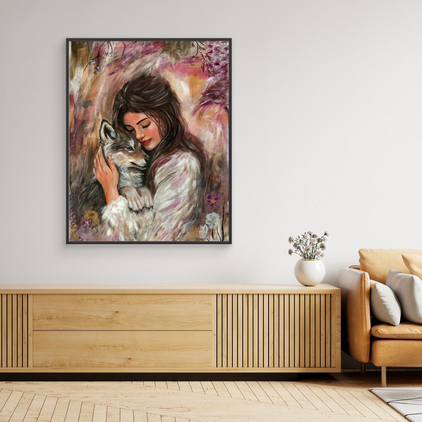 Where The Wild Find Home Canvas Art Print