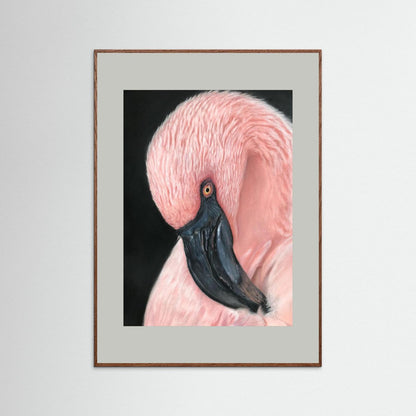 Flamingo Serenity Framed Fine Art Print