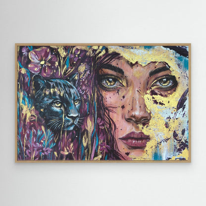 The Golden Tear Canvas Art Print