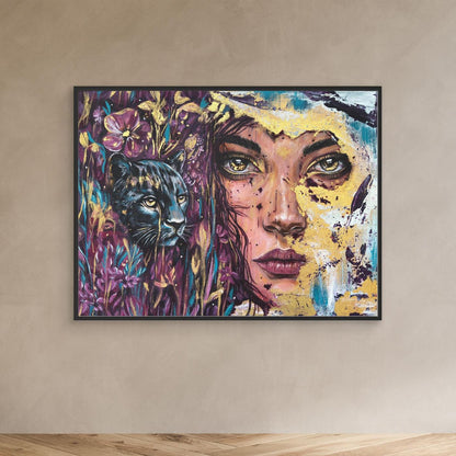 The Golden Tear Canvas Art Print