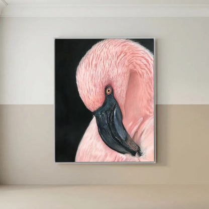 Flamingo Serenity Canvas Art Print