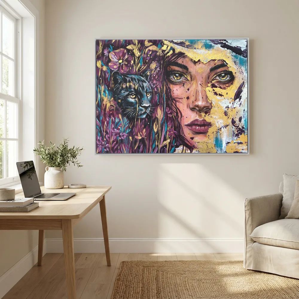 The Golden Tear Canvas Art Print