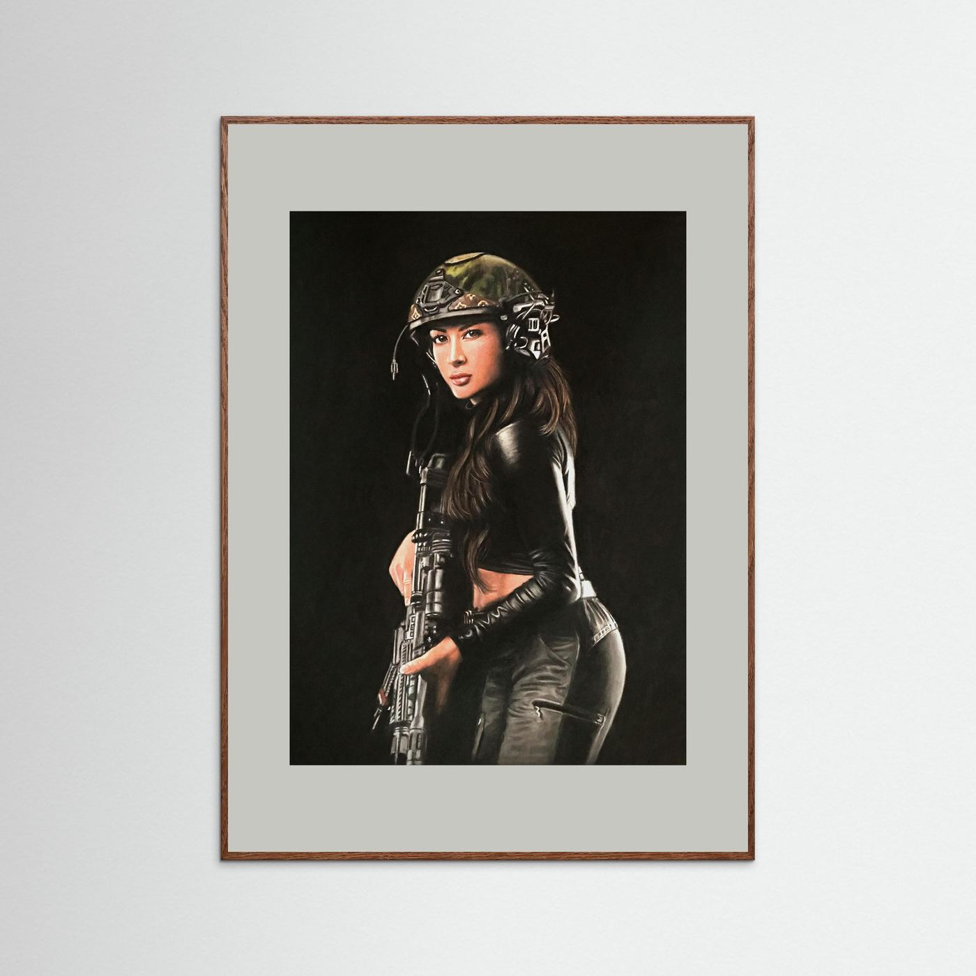 Shadow Hunter Framed Fine Art Print