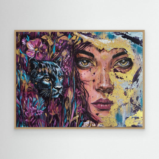 The Golden Tear Canvas Art Print