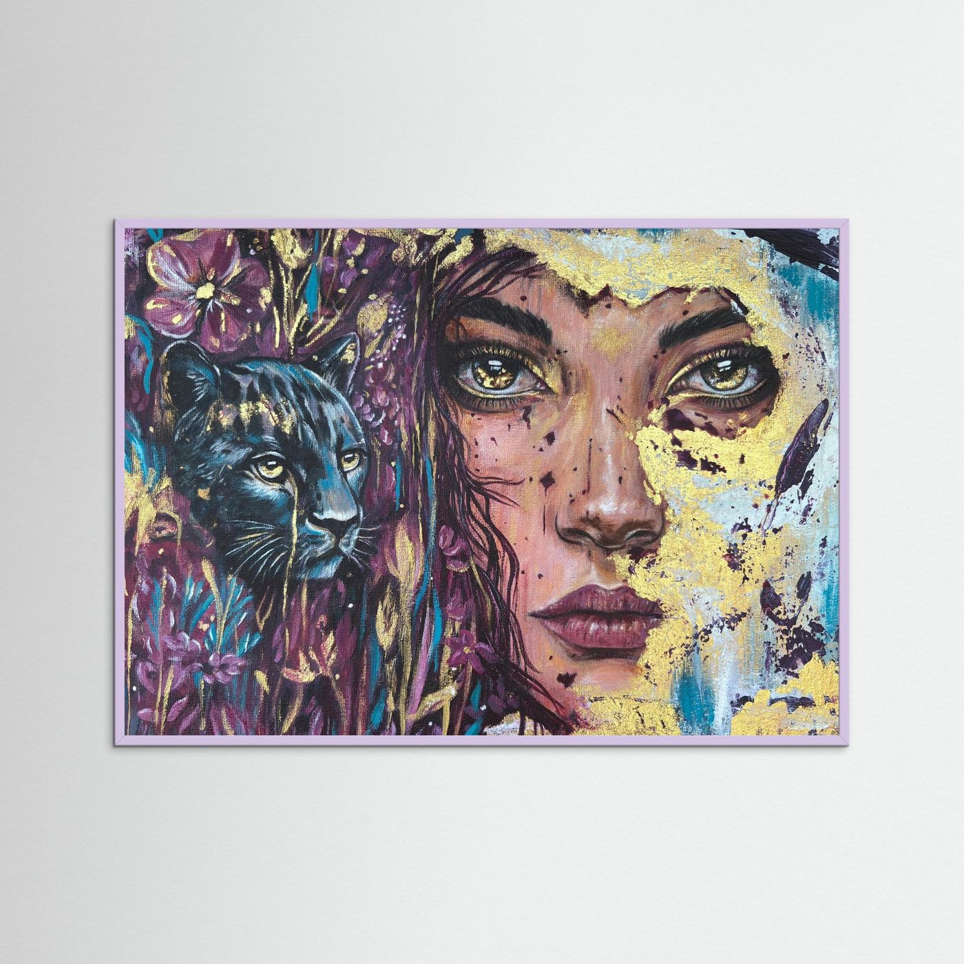 The Golden Tear Framed Fine Art Print