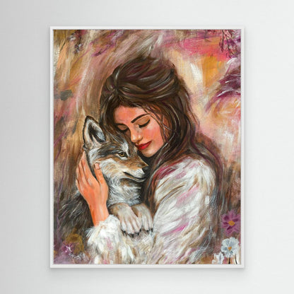  Where The Wild Finds Home Framed Canvas Print