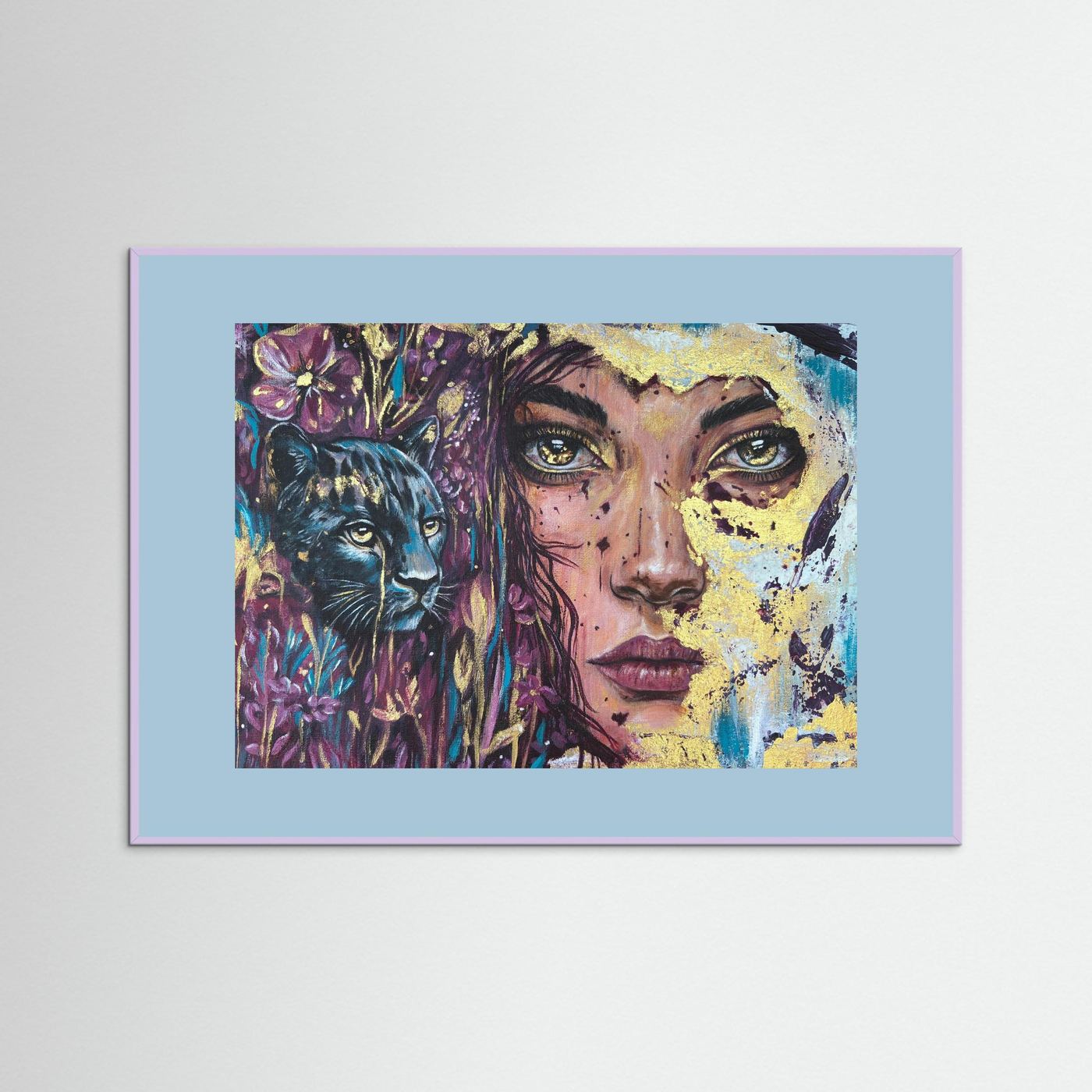 The Golden Tear Framed Fine Art Print