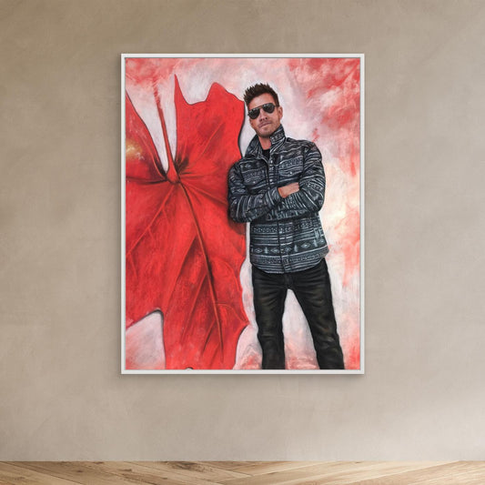 Echoes In Red Canvas Art Print
