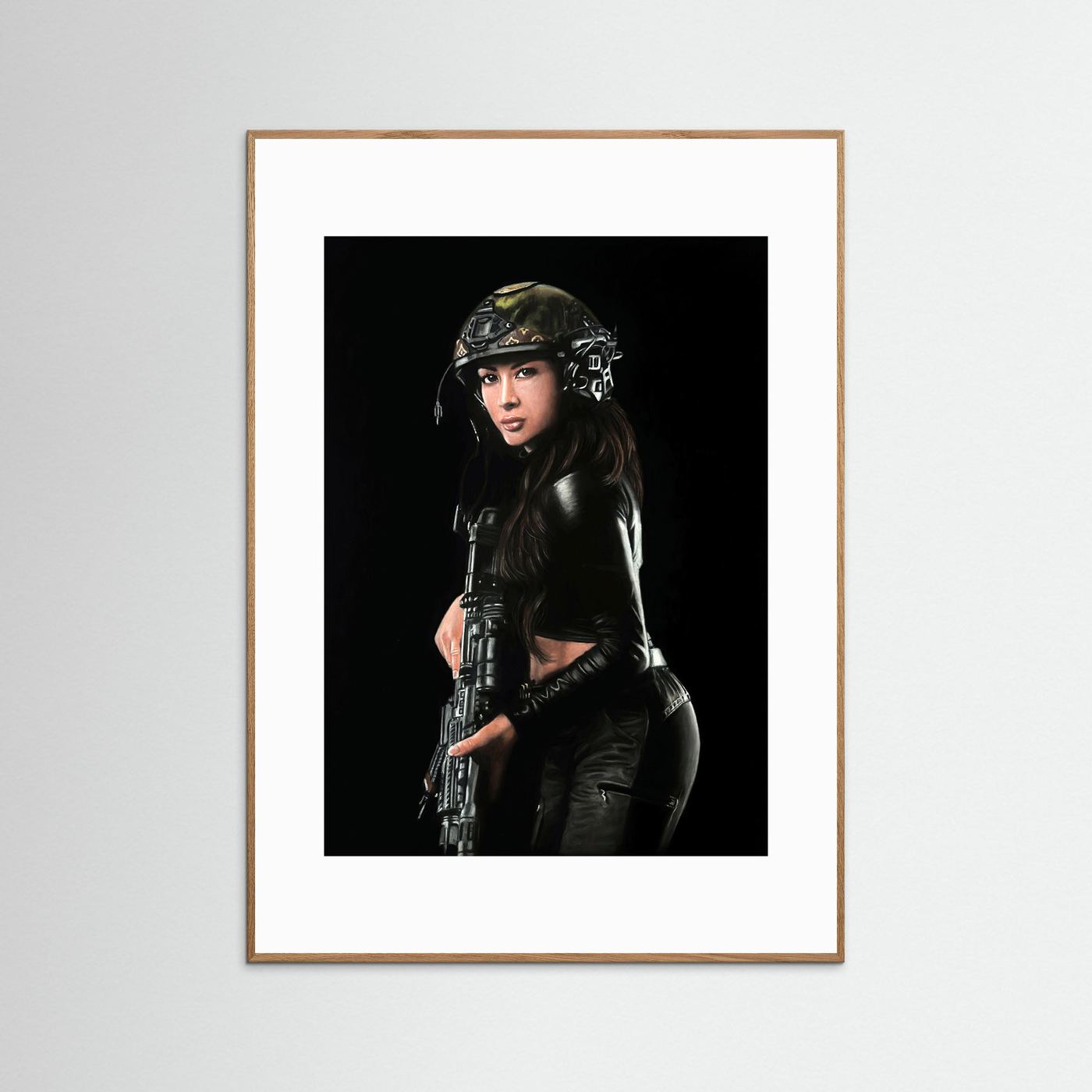 Shadow Hunter Framed Fine Art Print