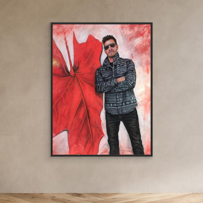 Echoes In Red Canvas Art Print