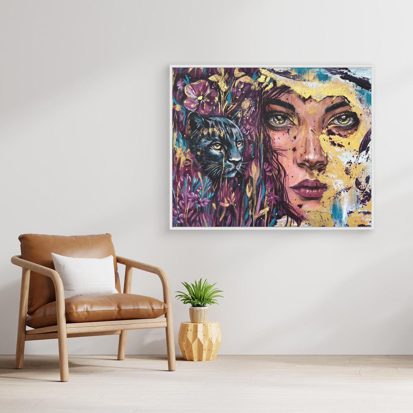 The Golden Tear Canvas Art Print