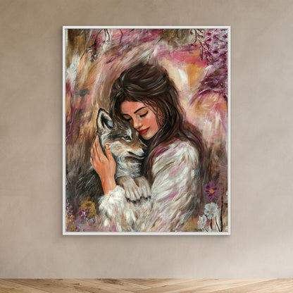 Where The Wild Find Home Canvas Art Print