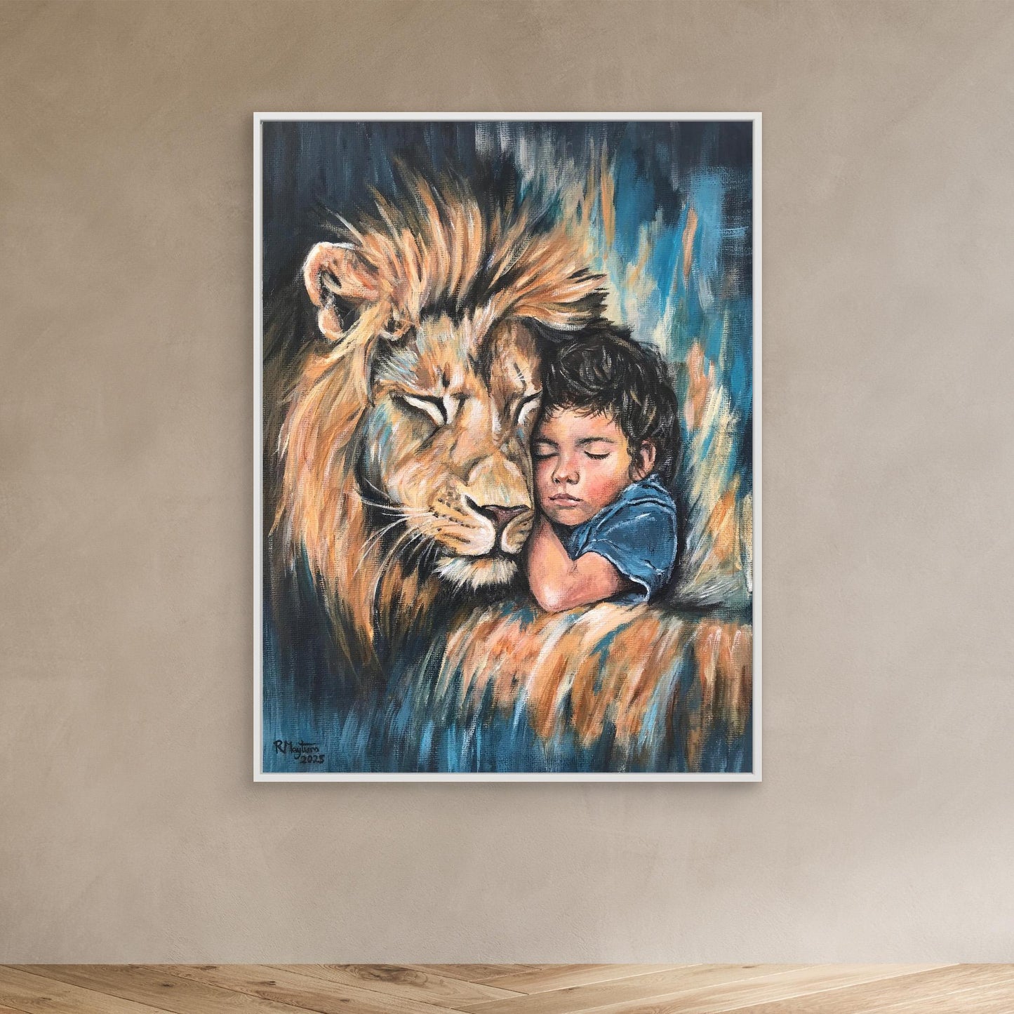 Rest In His Strength Canvas Print 