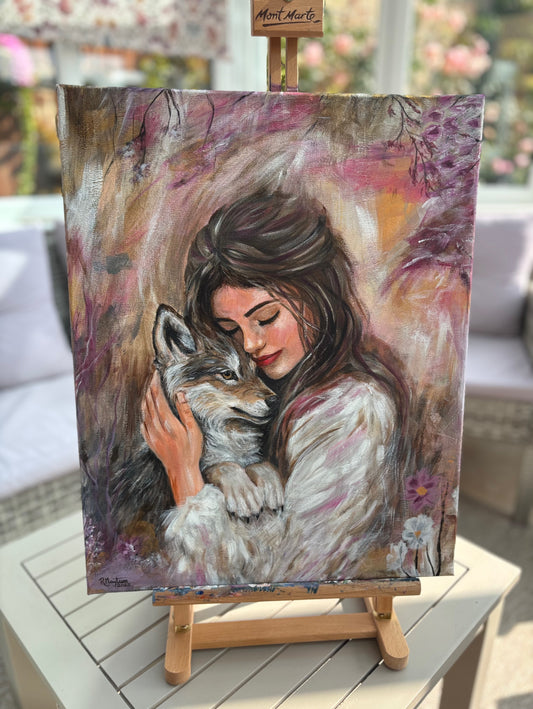 Where The Wild Finds Home – Original Acrylic Painting by Rachel Maytum