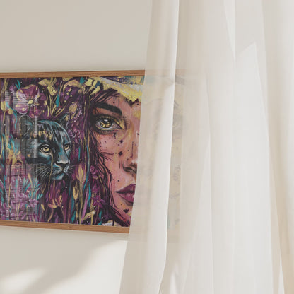 The Golden Tear Framed Fine Art Print