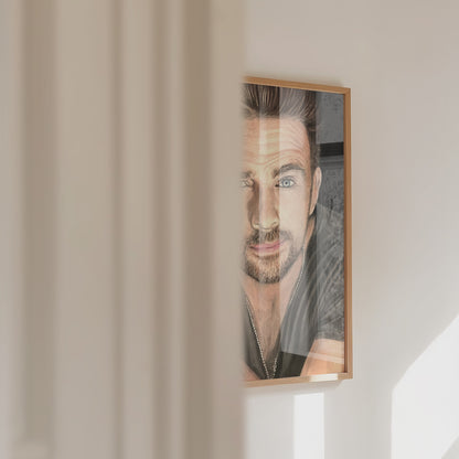 The Lifted Brow Framed Fine Art Print
