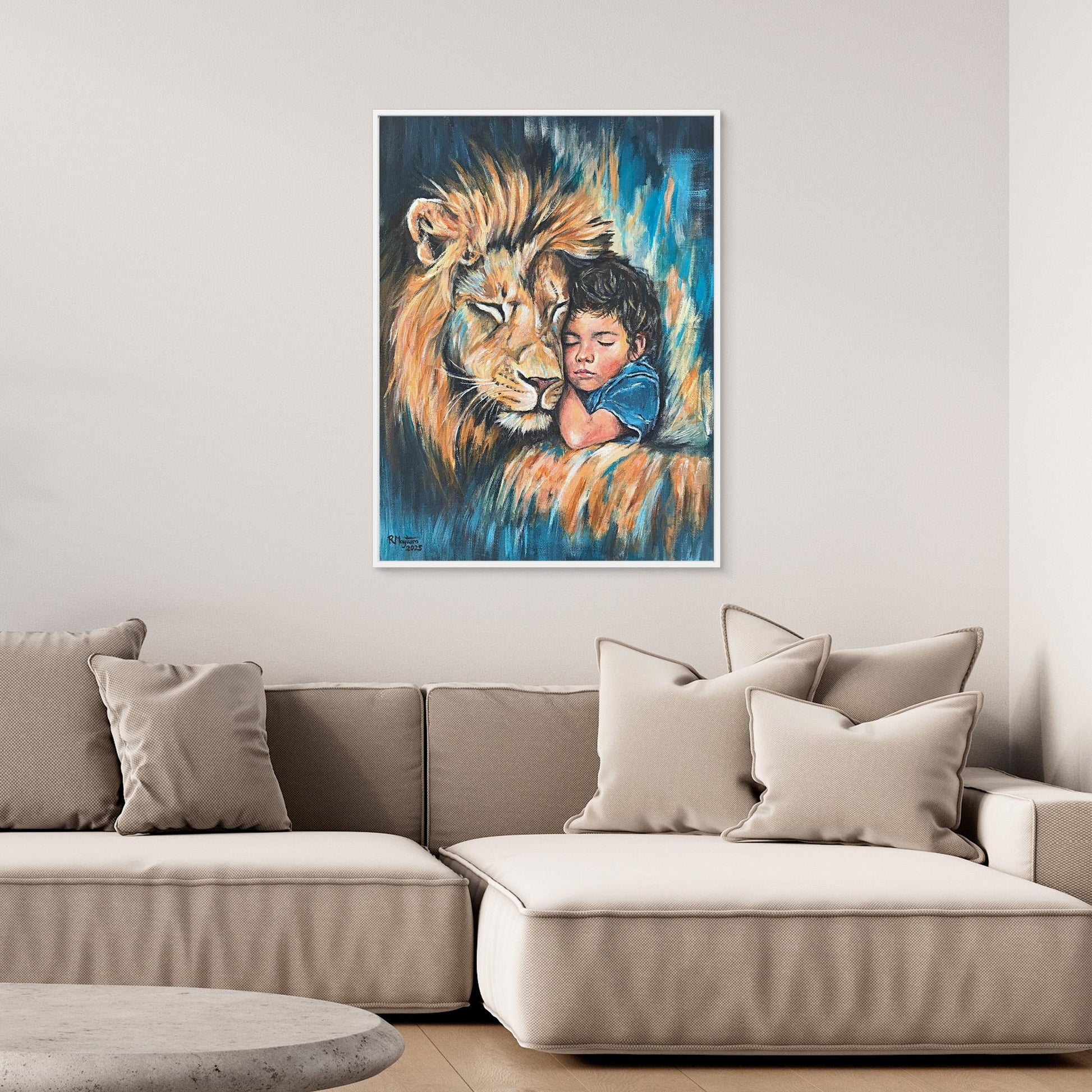 "Rest In His Strength" Canvas Print