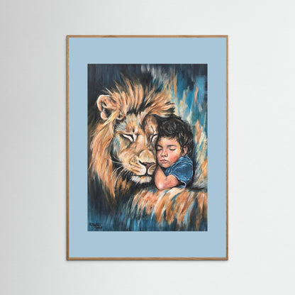 "Rest In His Strength" Fine Art Framed Print